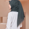 Tudung Bawal Adinda – Dark Green