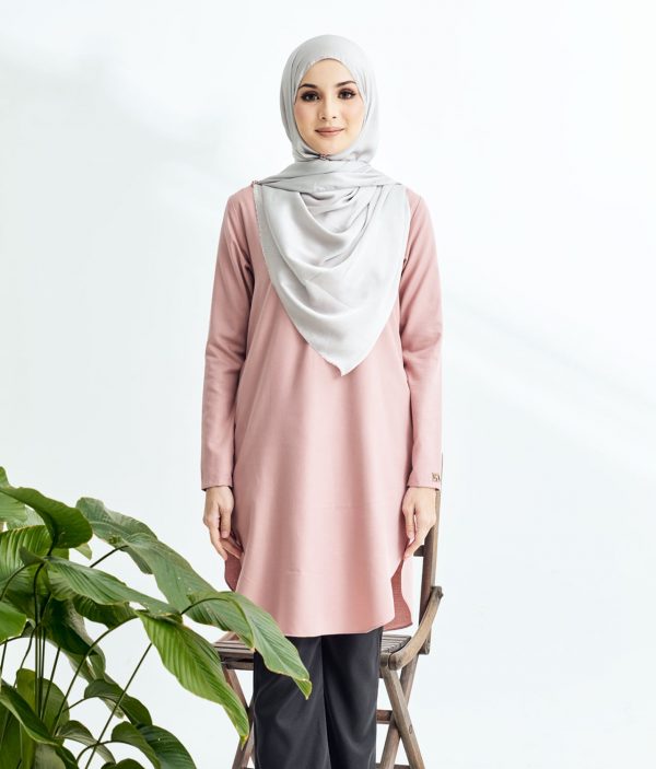 Lily Long Top Dusty Pink