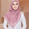 Tudung Bawal Adinda – Dusty Rose