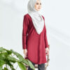 Lily Long Top Maroon