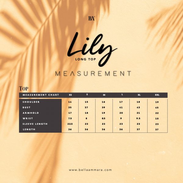 measurement lily