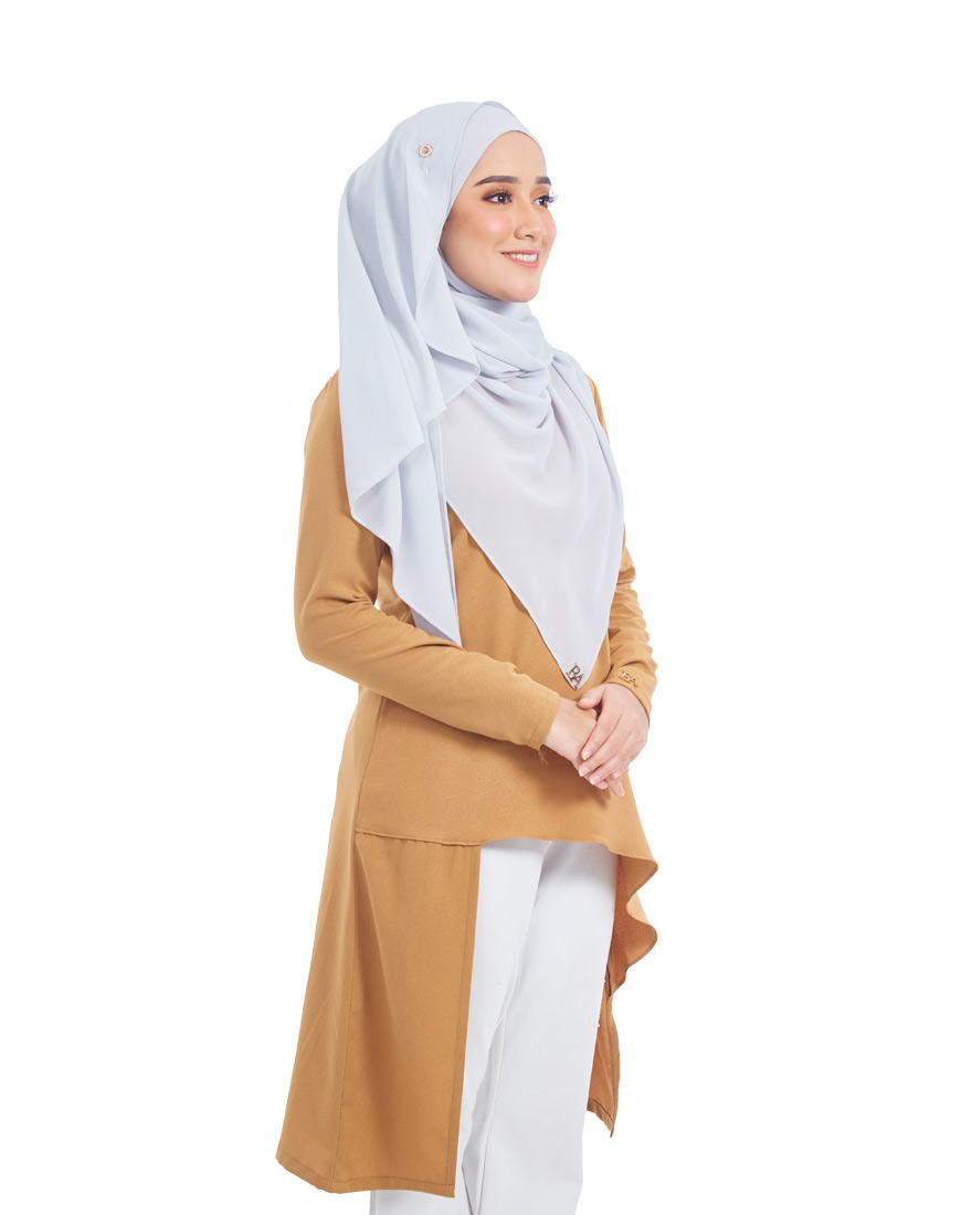 Erika Top Brown | No.1 Best Fashion | Muslimah Malaysia