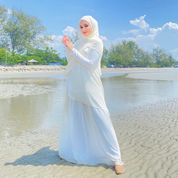 Alyna Skirt Muslimah Off White