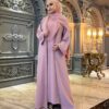 Zehra Abaya Dusty Pink