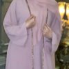 Zehra Abaya Dusty Pink