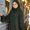 Ayasya Abaya Green Black