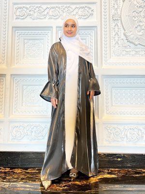 Heelwa Abaya Grey