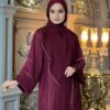 Falisha Abaya Maroon