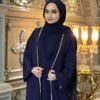 Zehra Abaya Navy Blue