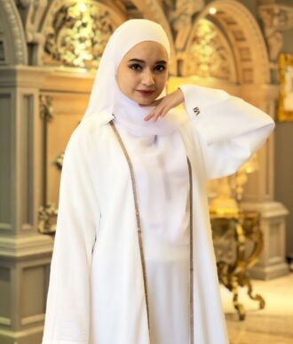 Zehra Abaya Off White
