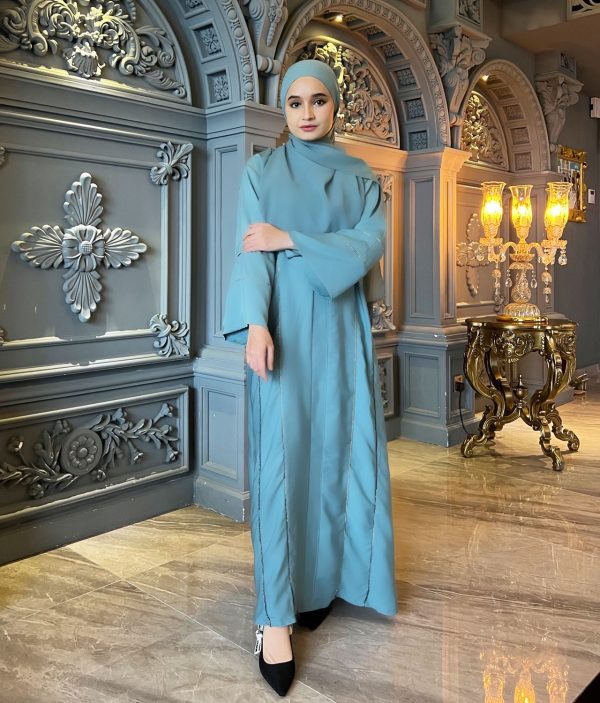 Falisha Abaya Turquoise