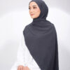 Shawl Cotton Adra Charcoal