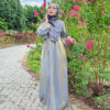 Abaya Khayla Greyish Blue