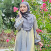 Abaya Khayla Greyish Blue