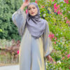 Abaya Khayla Greyish Blue