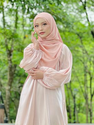 Abaya Khayla Nude Pink