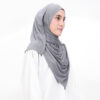 Shawl Cotton Adra Dark Grey