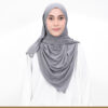 Shawl Cotton Adra Dark Grey