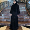 Abaya Alma Black Gold Sequin