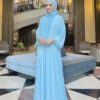 Abaya Alma Greyish Blue