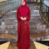 Abaya Alma Maroon
