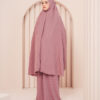 Telekung Travel Safar Dusty Pink