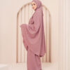 Telekung Travel Safar Dusty Pink