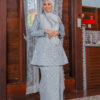 Kurung Mawar Light Grey