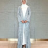 Abaya Amra Light Grey