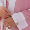 Abaya Arfa Dusty Pink